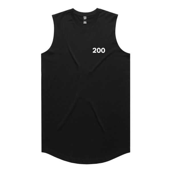 200 strong  - STAPLE CURVE TANK (AS COLOUR) Thumbnail
